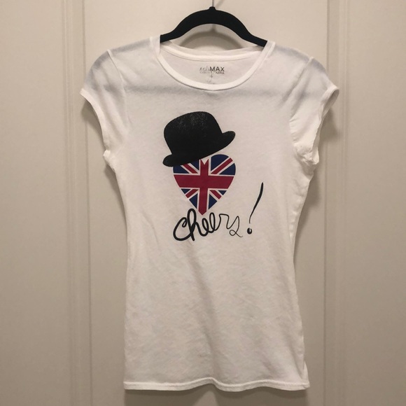 Miley Cyrus & Max Azria Tops - Miley Cyrus Max Azria T-shirt Cheers!